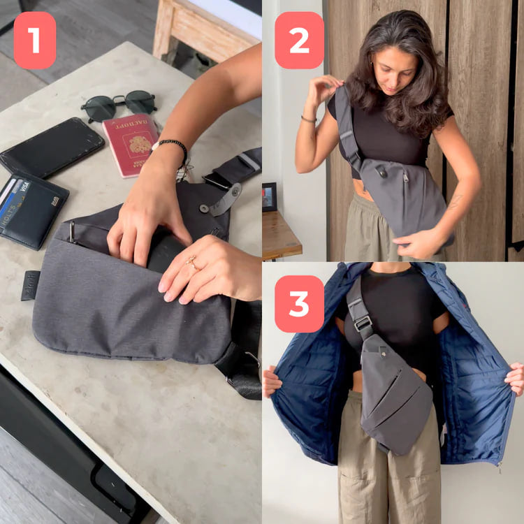 FLYZMART Anti Theft Travel Bag